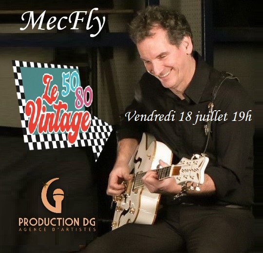 poster artiste Mecfly PDG Vintage 5080 (18 juillet 2025)
