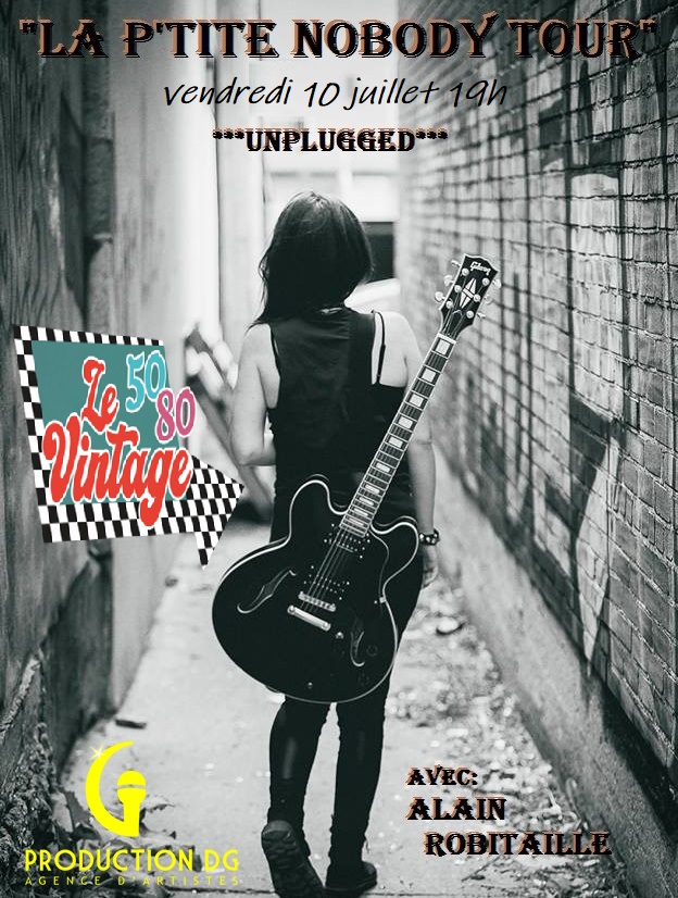 poster duo La P'tite Nobody PDG Vintage 5080 (10 juillet 2026)